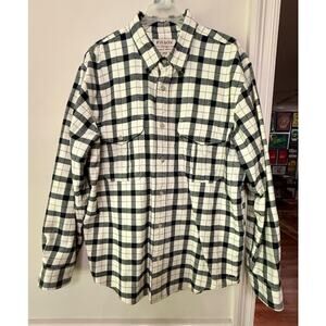 Filson Men's L Plaid Button-Up Long Sleeve Flannel Shirt